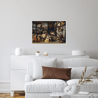 Alexander The Great Visits The Studio Of Apelles, Willem van Haecht - ArtDeco Canvas