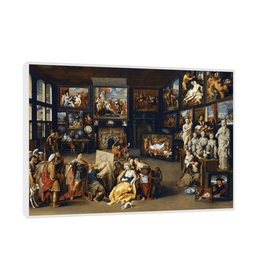 Alexander The Great Visits The Studio Of Apelles, Willem van Haecht - ArtDeco Canvas