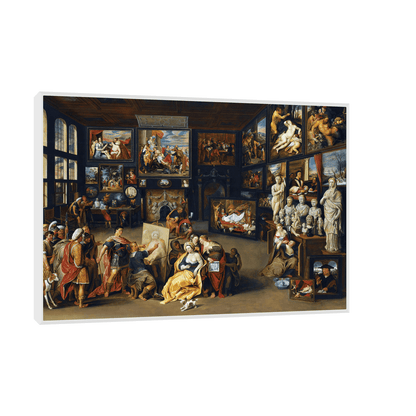 Alexander The Great Visits The Studio Of Apelles, Willem van Haecht - ArtDeco Canvas