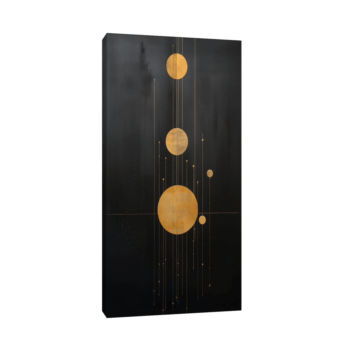 Aligned celestial objects - ArtDeco Canvas