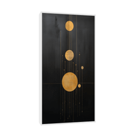 Aligned celestial objects - ArtDeco Canvas