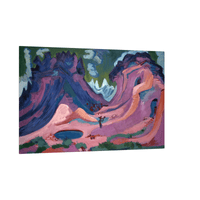 Amselfluh, Ernst Ludwig Kirchner - ArtDeco Canvas