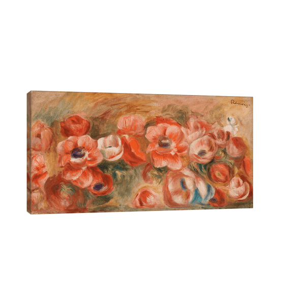 Anemones, Pierre-Auguste Renoir - ArtDeco Canvas