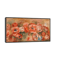 Anemones, Pierre-Auguste Renoir - ArtDeco Canvas