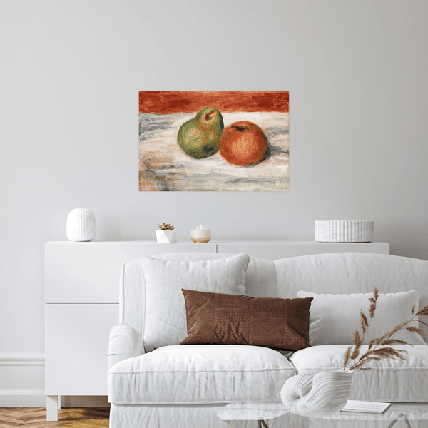 Apple and Pear, Pierre-Auguste Renoir - ArtDeco Canvas