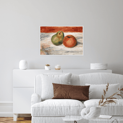 Apple and Pear, Pierre-Auguste Renoir - ArtDeco Canvas