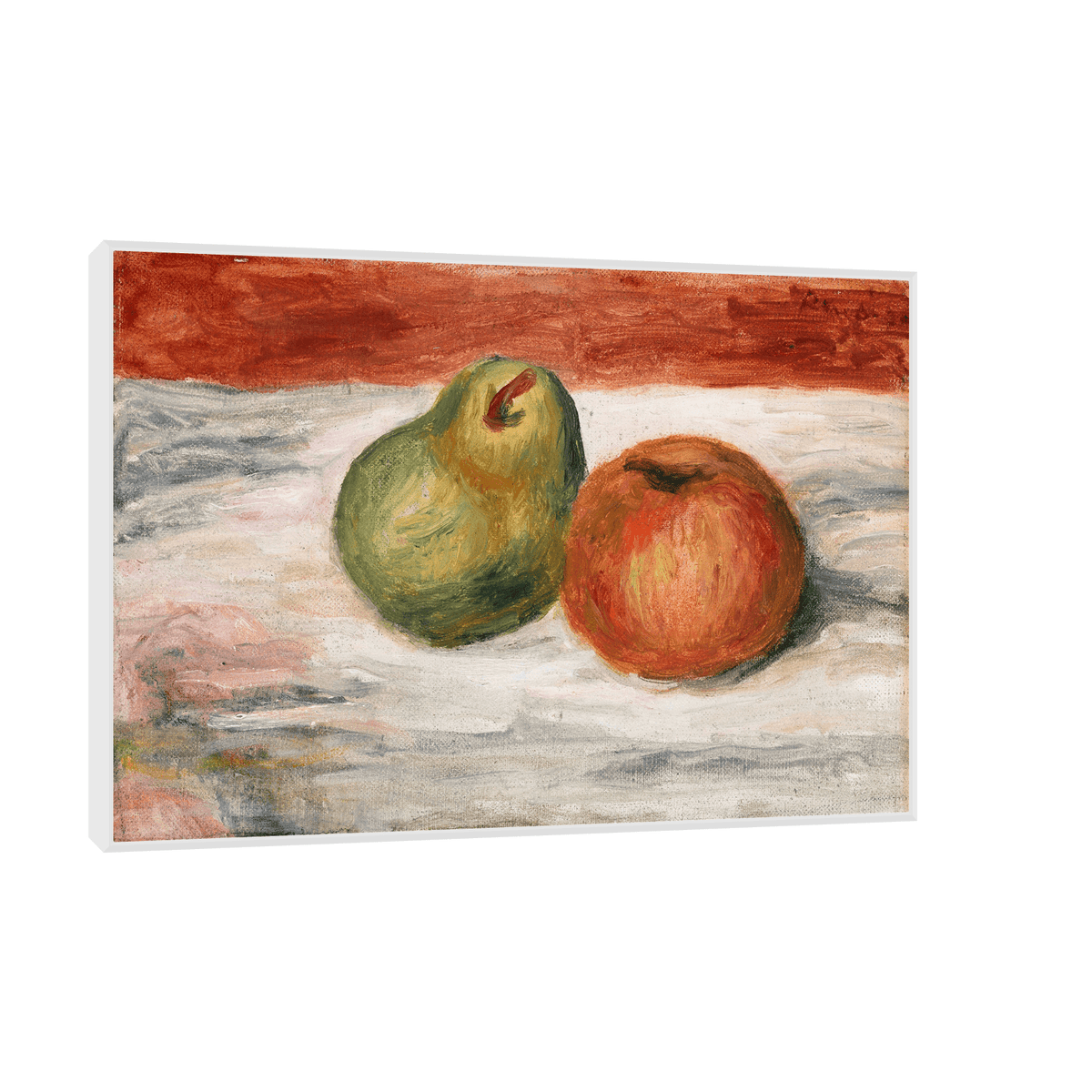 Apple and Pear, Pierre-Auguste Renoir - ArtDeco Canvas