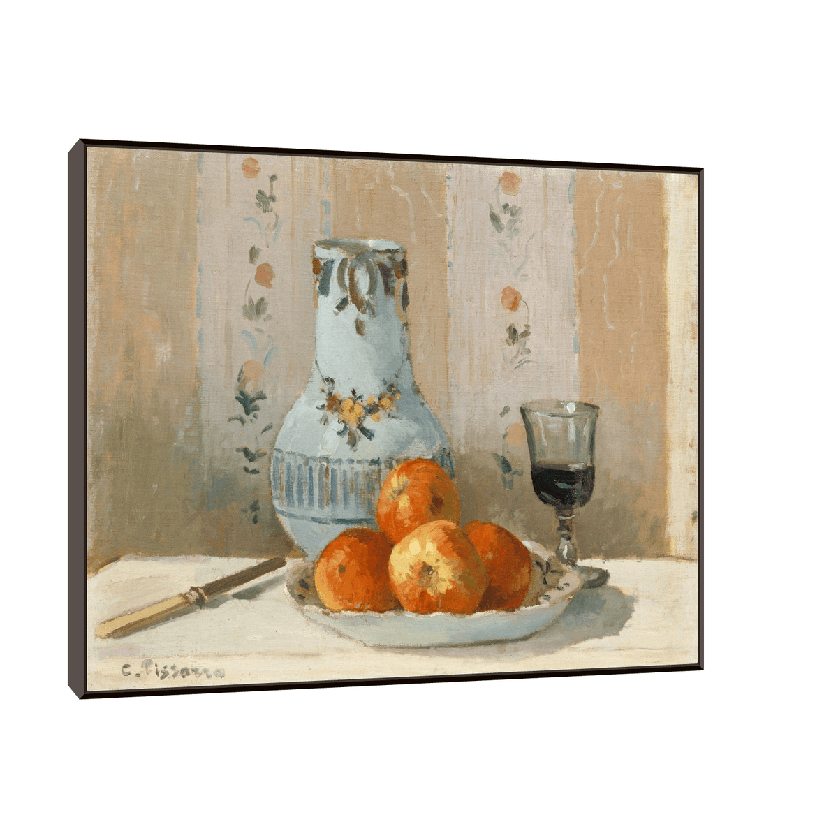 Apples and Pitcher, Camille Pissarro - ArtDeco Canvas