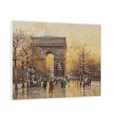 Arc de Triomphe in the Fall, Eugène Galien-Laloue - ArtDeco Canvas