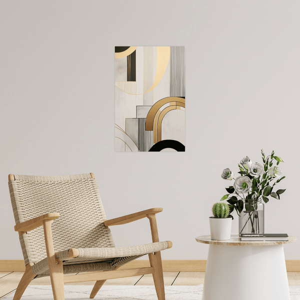 Arches & rectangles - ArtDeco Canvas