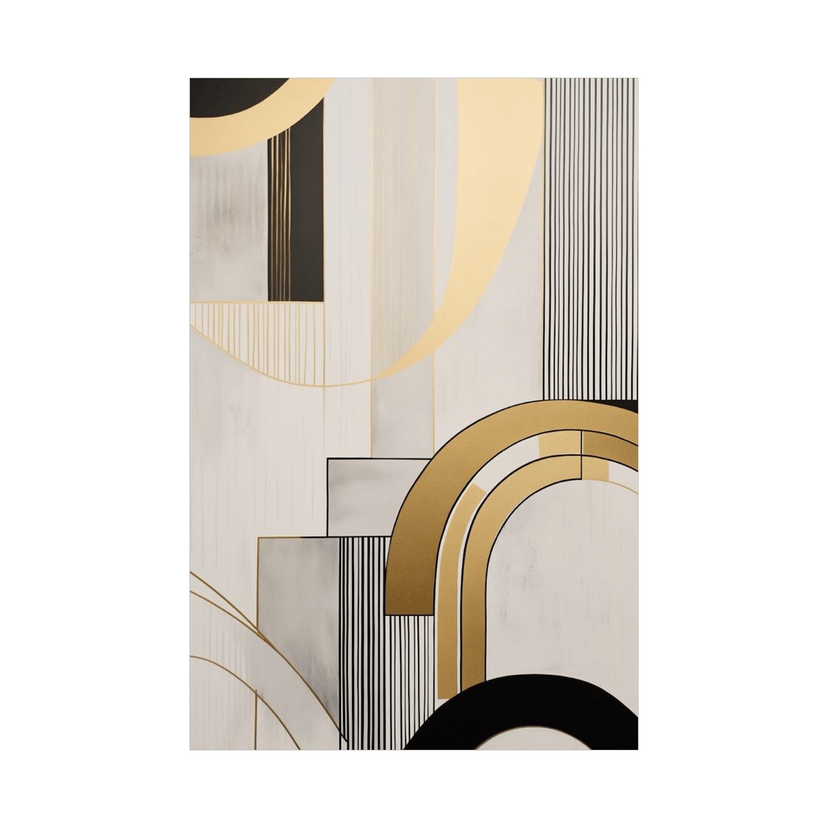 Arches & rectangles - ArtDeco Canvas