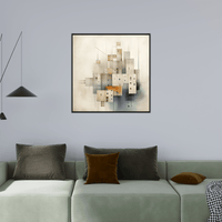 Assemble of buildings - ArtDeco Canvas