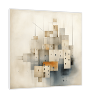 Assemble of buildings - ArtDeco Canvas