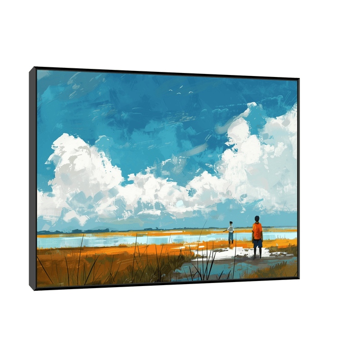 At the lake - ArtDeco Canvas