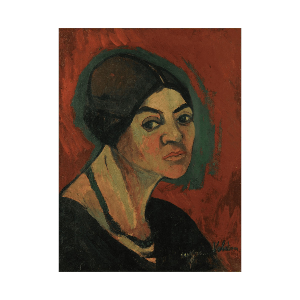 Autoportrait, Suzanne Valadon - ArtDeco Canvas