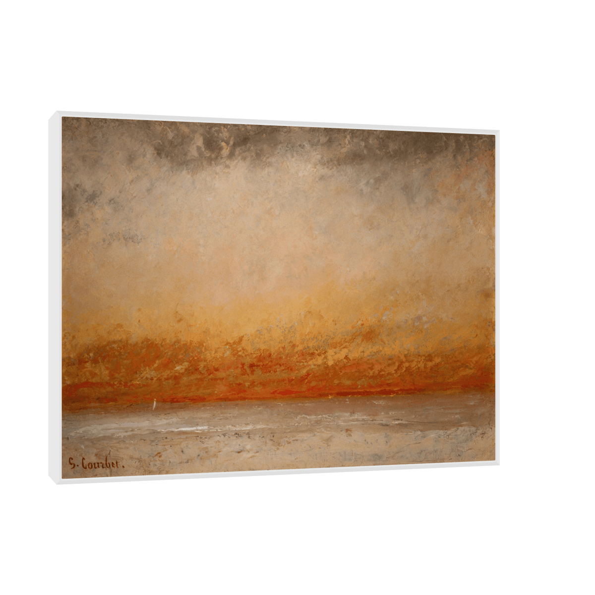 Autumn Sea, Gustave Courbet - ArtDeco Canvas