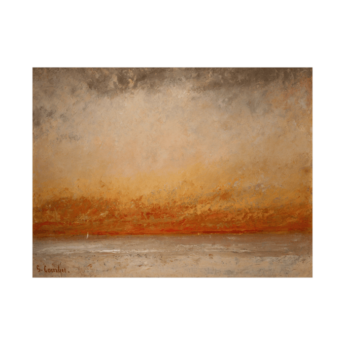 Autumn Sea, Gustave Courbet - ArtDeco Canvas