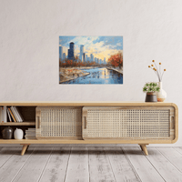 Autumn in Chicago - ArtDeco Canvas