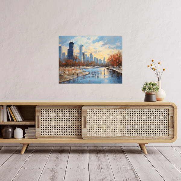 Autumn in Chicago - ArtDeco Canvas