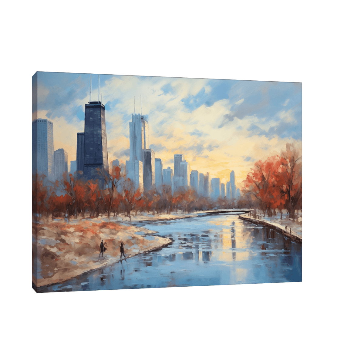 Autumn in Chicago - ArtDeco Canvas