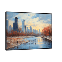 Autumn in Chicago - ArtDeco Canvas