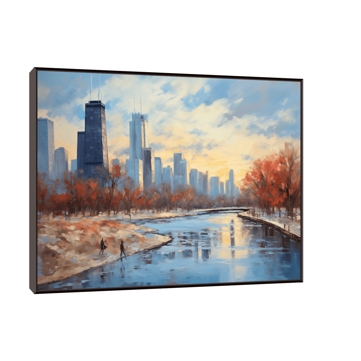 Autumn in Chicago - ArtDeco Canvas