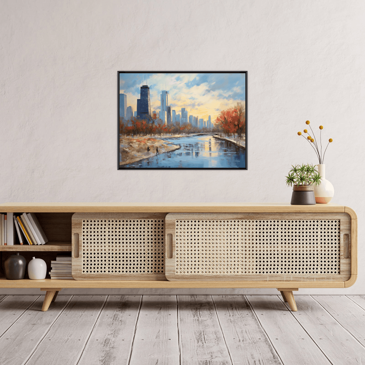 Autumn in Chicago - ArtDeco Canvas