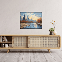 Autumn in Chicago - ArtDeco Canvas