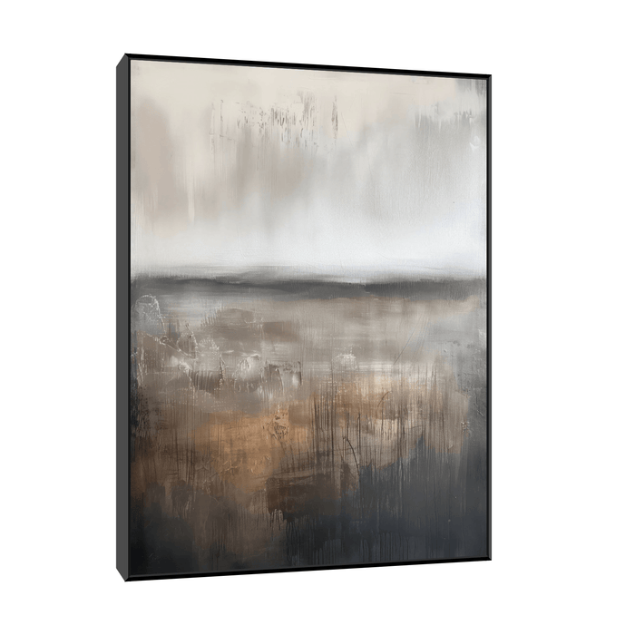 Autumn lake sceene - ArtDeco Canvas