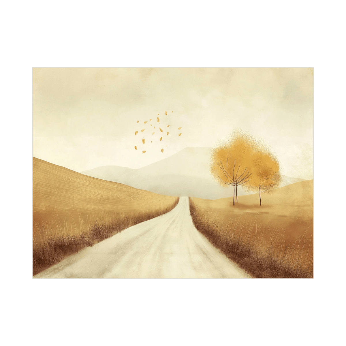 Autumn landscape l - ArtDeco Canvas