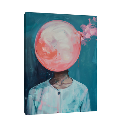 Balloon head girl