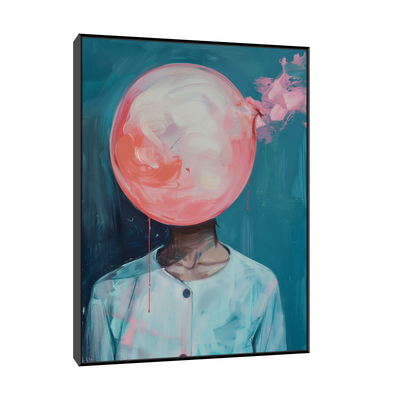 Balloon head girl