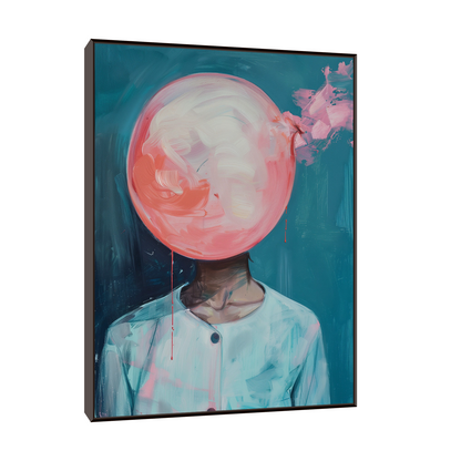 Balloon head girl