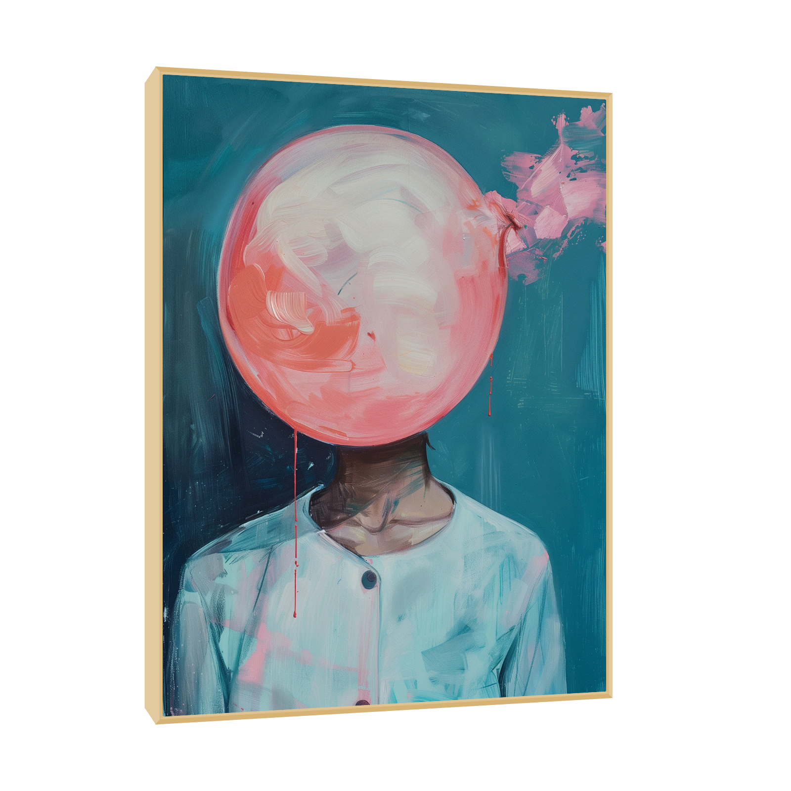 Balloon head girl