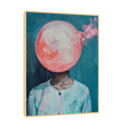 Balloon head girl