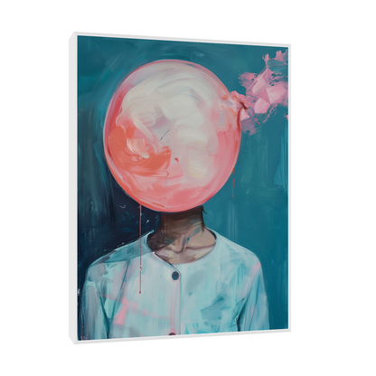 Balloon head girl