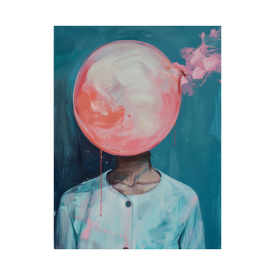Balloon head girl