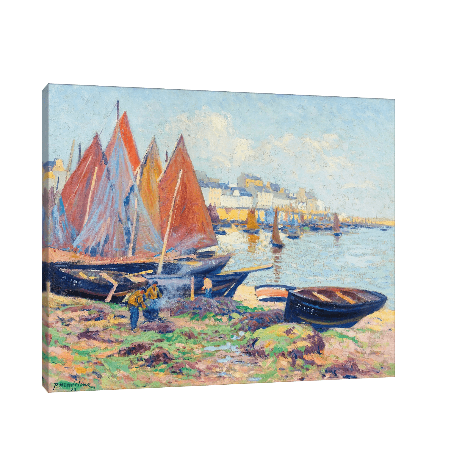 Bateaux Et Débardeurs, Paul Madeline - ArtDeco Canvas