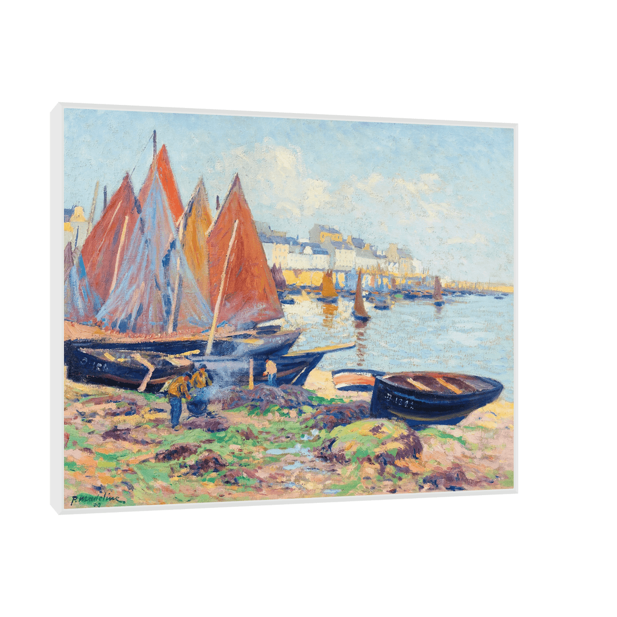 Bateaux Et Débardeurs, Paul Madeline - ArtDeco Canvas