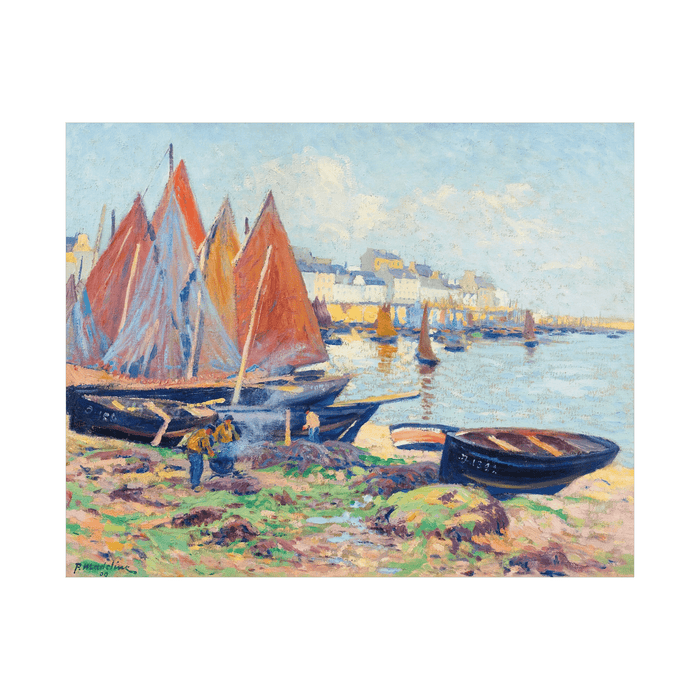 Bateaux Et Débardeurs, Paul Madeline - ArtDeco Canvas