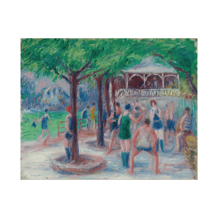 Bathers At Play, William James Glackens - ArtDeco Canvas