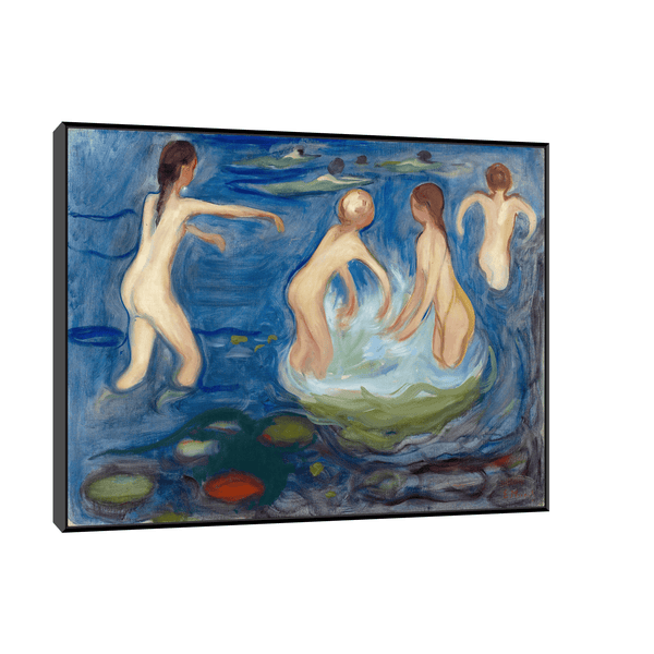 Bathing Girls, Edvard Munch - ArtDeco Canvas