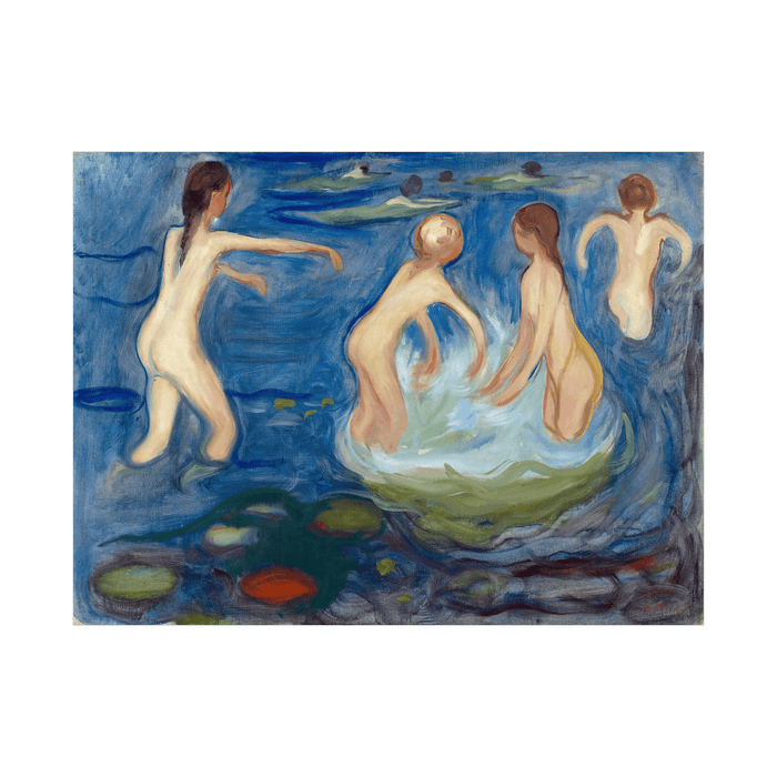 Bathing Girls, Edvard Munch - ArtDeco Canvas