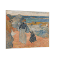 Beach Scene, Paul Gauguin - ArtDeco Canvas