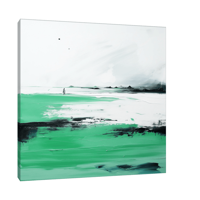 Beach solitude - ArtDeco Canvas