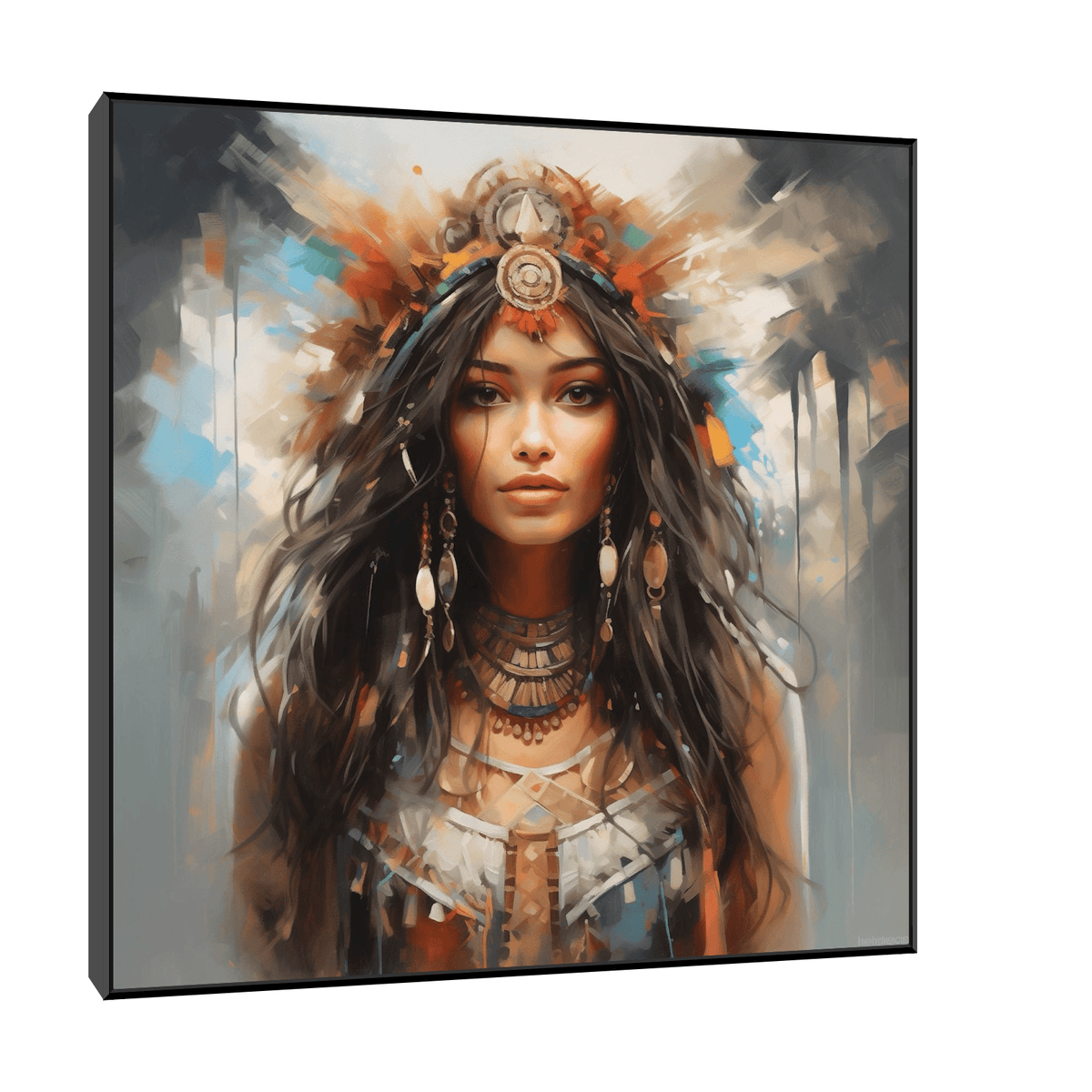 Beautiful Sorceress - ArtDeco Canvas