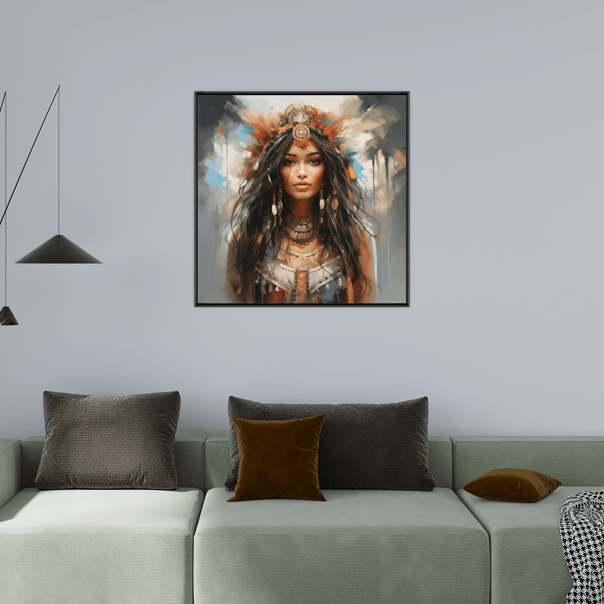 Beautiful Sorceress - ArtDeco Canvas