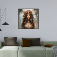 Beautiful Sorceress - ArtDeco Canvas