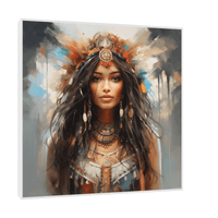 Beautiful Sorceress - ArtDeco Canvas