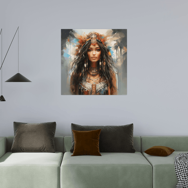 Beautiful Sorceress - ArtDeco Canvas